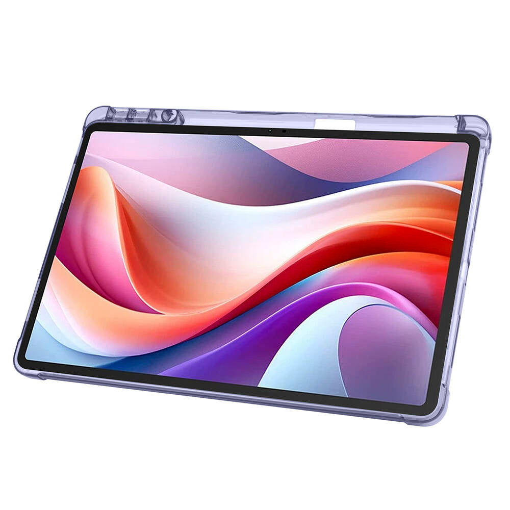 Lenovo M11 TB-330FU Kılıf Zore Tri Folding Kalem Bölmeli Standlı Kılıf Koyu Yeşil