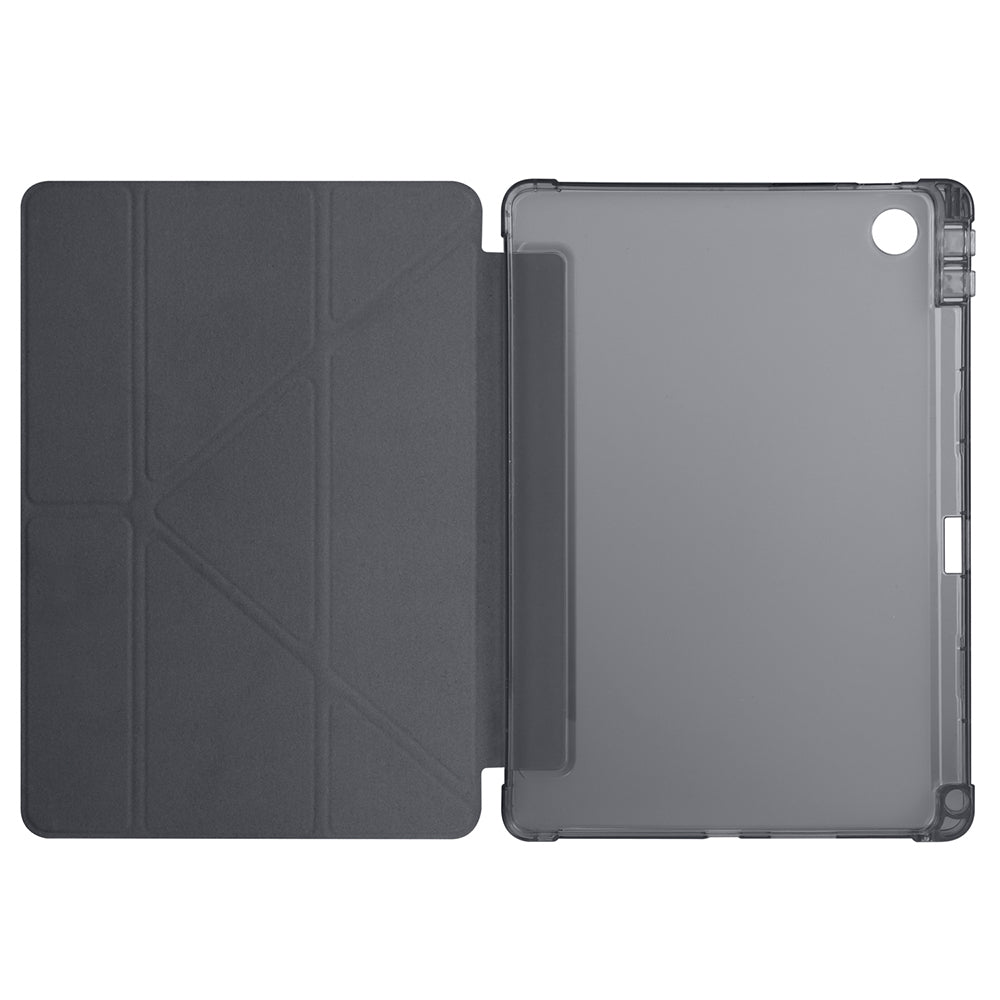 Lenovo Tab TB-311FU Kılıf Zore Tri Folding Kalem Bölmeli Standlı Kılıf Mavi