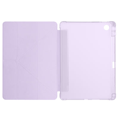 Lenovo Tab TB-311FU Kılıf Zore Tri Folding Kalem Bölmeli Standlı Kılıf Siyah