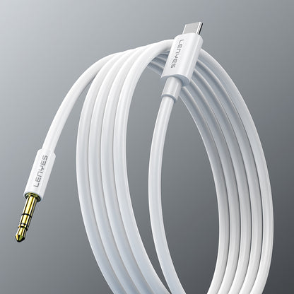 Lenyes AX102 Type-C to 3.5mm AUX Audio Kablo 1M