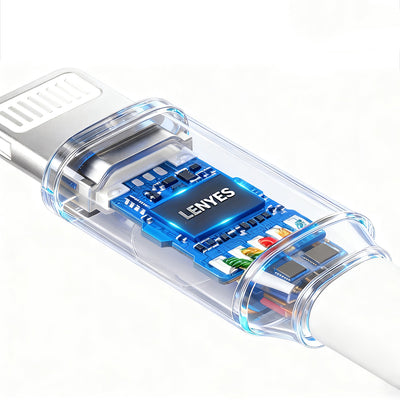 Lenyes AX106 Lightning to 3.5mm AUX Audio Kablo 1M Beyaz