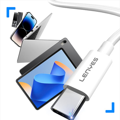 Lenyes AX106 Type-C to 3.5mm AUX Audio Kablo 1M