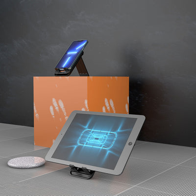 Lenyes CR129 Katlanabilir Ayarlanabilir Telefon ve Tablet Standı Siyah