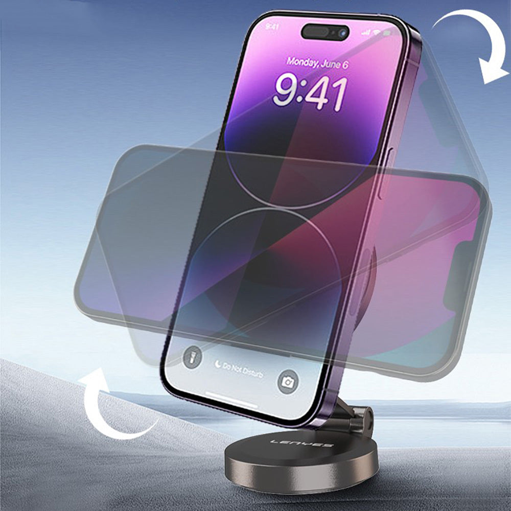 Lenyes CR137 Magnetik M-safe 360° Oynar Başlıklı Araç İçi Telefon Tutucu