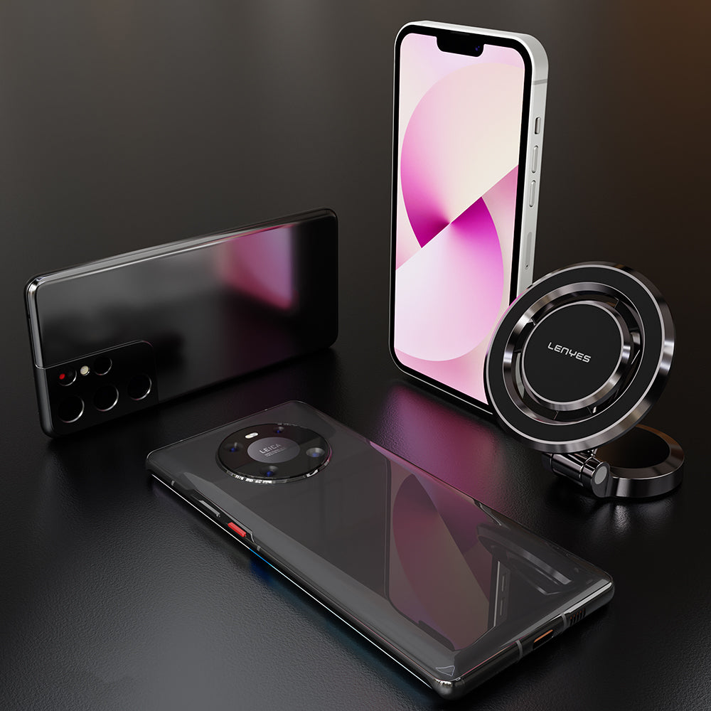 Lenyes CR160 Magnetik M-safe 360° Oynar Başlıklı Araç İçi Telefon Tutucu