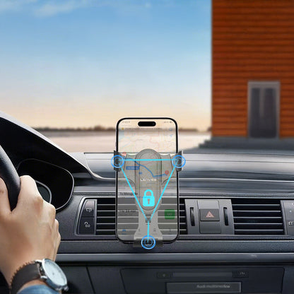 Lenyes CR181 360 Derece Dönebilen Havalandırma Tasarımlı Araç Telefon Tutucu