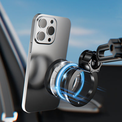Lenyes CR189 360 Derece Dönebilen 2 in 1 Araç Telefon Tutucu ve Bardak Tutucu Siyah