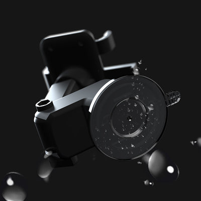 Lenyes CR195 Sarsıntı Önleyici 360° Derece Dönebilen Teleskopik Vantuzlu Tasarım Araç Telefon Tutucu Siyah