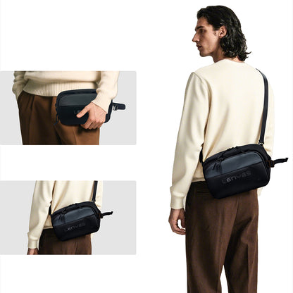 Lenyes LB561 Su Geçirmez Aşınmaya ve Çizilmeye Dayanıklı Çapraz Vücut Askılı Aksesuar Çantası 25.5cm