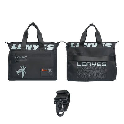 Lenyes LB581 Roamer Serisi Çok Amaçlı Omuz Askılı Seyahat Çantası Siyah