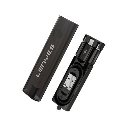 Lenyes LB605 5in1 Type-C to Type-C Kablolu 60W Çevirici Adaptör Seti Saklama Kutusu