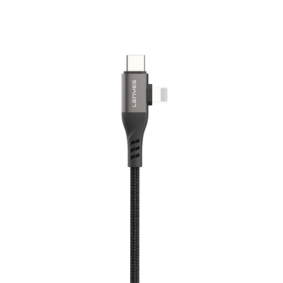 Lenyes LC501 4in1 A+C to C+L Şarj ve Data Kablosu 60W 1M Gri