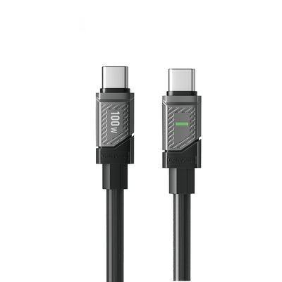 Lenyes LC506 Type-C to Type-C PD 100W Hızlı Şarj Özellikli Data ve Şarj Kablosu 1M Siyah