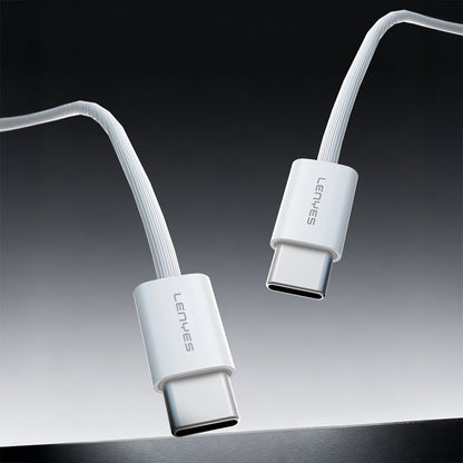 Lenyes LC526 Type-C to Type-C Akıllı Çip Koruma Özellikli Data ve Şarj Kablosu 60W 1.2M