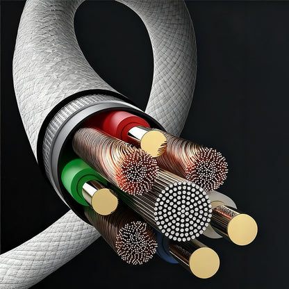 Lenyes LC526 Type-C to Type-C Akıllı Çip Koruma Özellikli Data ve Şarj Kablosu 60W 1.2M