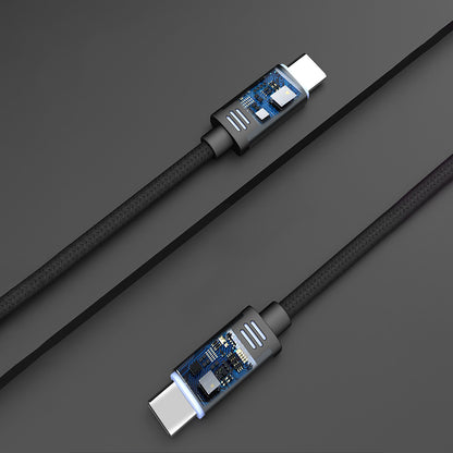 Lenyes LC532 Type-C to Type-C Hızlı Şarj Özellikli Data ve Şarj Kablosu 60W 1M