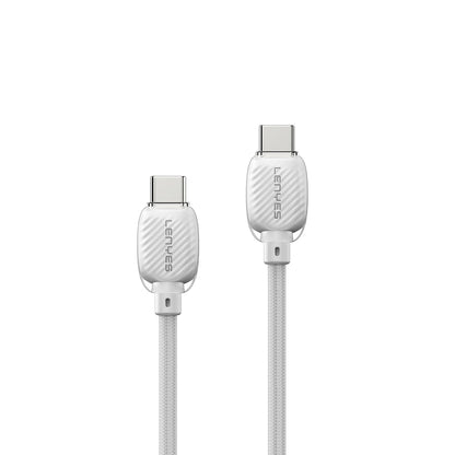 Lenyes LC536 Type-C to Type-C PD Örgü Tasarımlı Hızlı Şarj Özellikli Data ve Şarj Kablosu 60W 1M