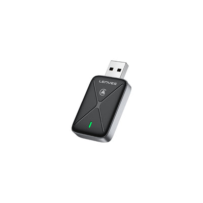 Lenyes LCP01 USB Bluetooth 5.0 Wireless Transmitter Adaptör Siyah