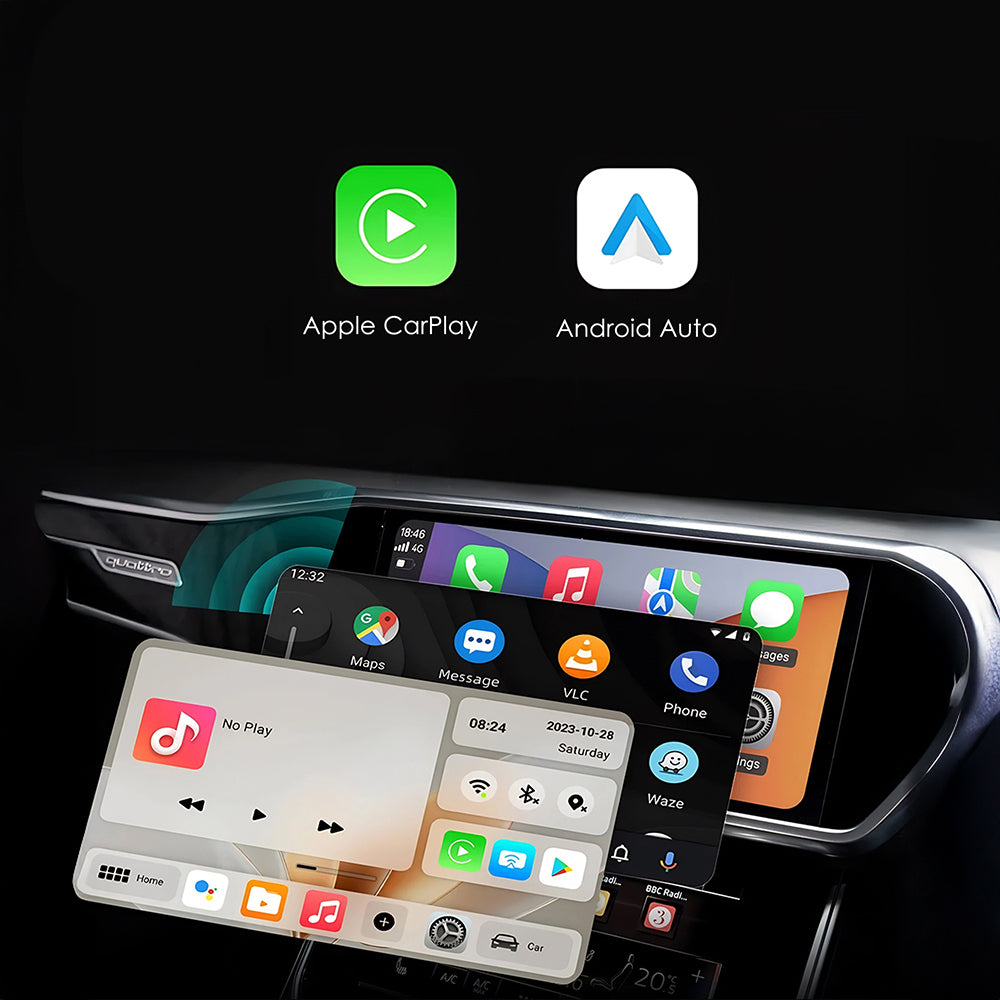 Lenyes LCP02 Android Auto Destekli CarPlay USB Bluetooth 5.0 Wireless Transmitter Adaptör