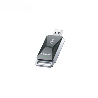 Lenyes LCP02 USB Bluetooth 5.0 Wireless Transmitter Adaptör Siyah