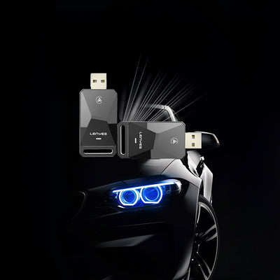 Lenyes LCP02 USB Bluetooth 5.0 Wireless Transmitter Adaptör Siyah