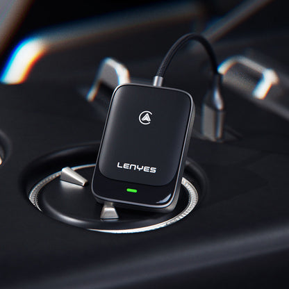 Lenyes LCP03 Android Auto Destekli CarPlay USB Bluetooth 5.0 Wireless Transmitter Adaptör