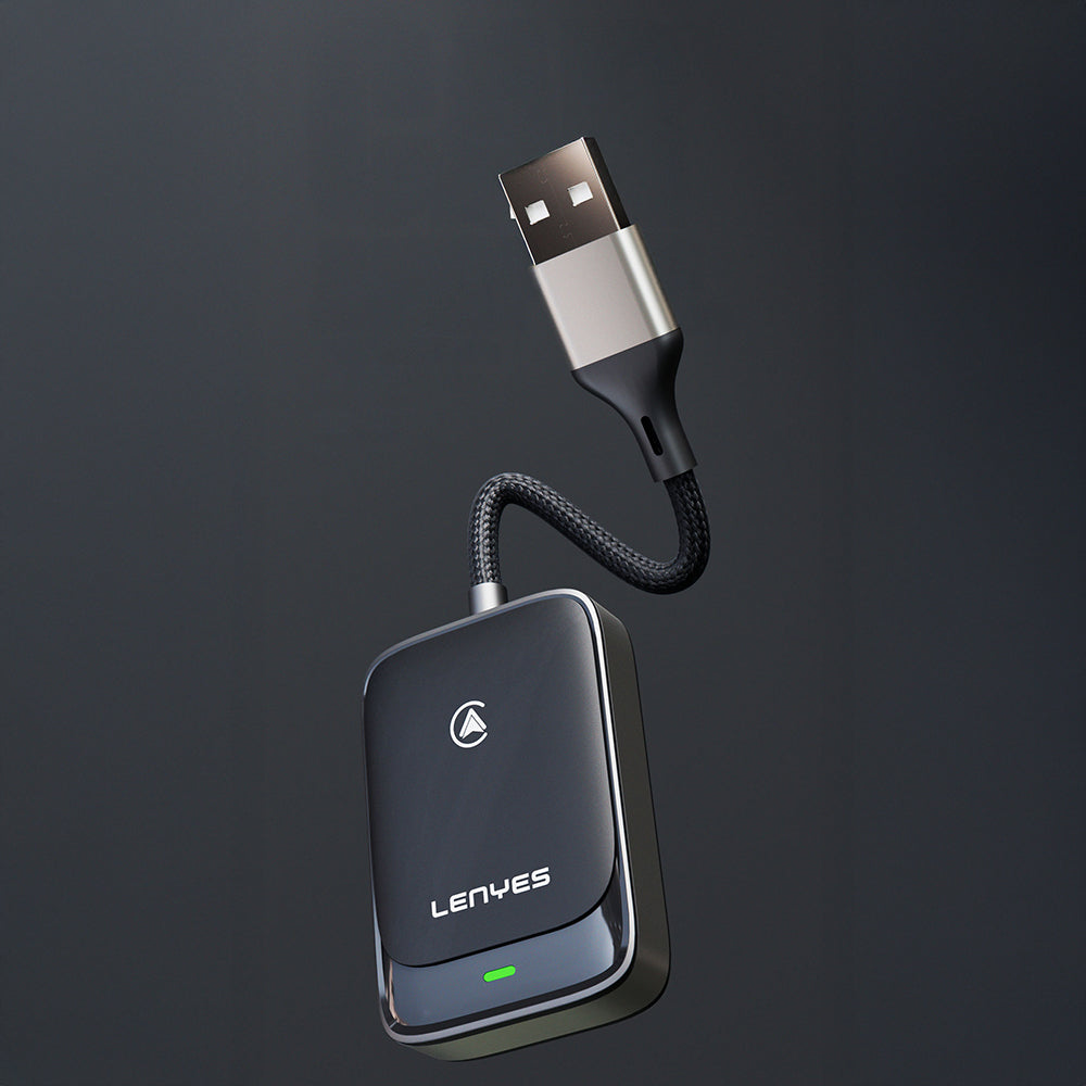 Lenyes LCP03 USB Bluetooth 5.0 Wireless Transmitter Adaptör Siyah
