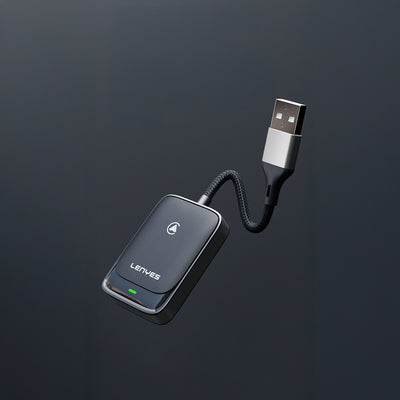Lenyes LCP03 USB Bluetooth 5.0 Wireless Transmitter Adaptör Siyah