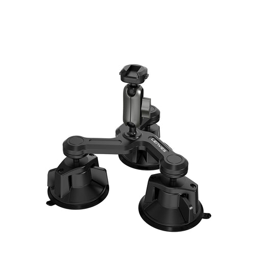 Lenyes LCT101 360° Ayarlanabilir 3 Vantuzlu Aksiyon Kamera Tutucu