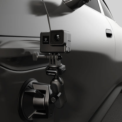 Lenyes LCT102 Teleskopik Vantuzlu Tasarım Aksiyon Kamera Tutucu