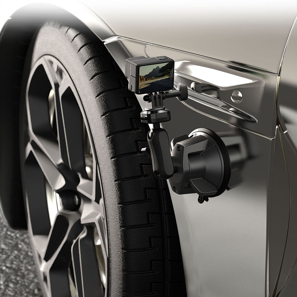 Lenyes LCT102 Teleskopik Vantuzlu Tasarım Aksiyon Kamera Tutucu