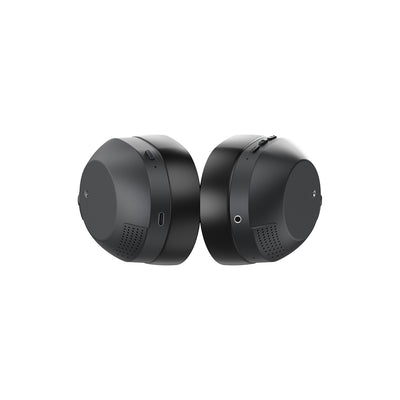Lenyes LH28 Katlanabilir Tasarımlı ANC Özellikli ENC Teknolojili Kulak Üstü Bluetooth Kulaklık v5.4 Siyah