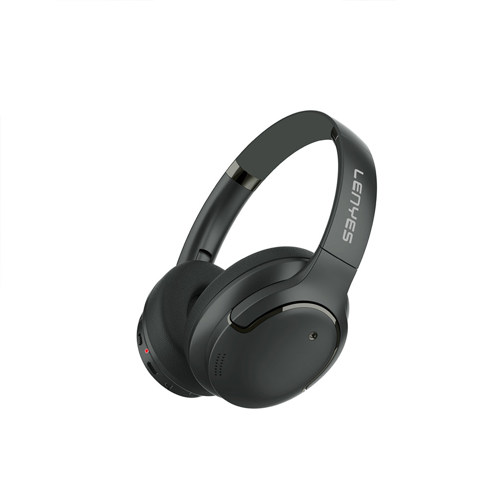 Lenyes LH61 Katlanabilir Tasarımlı TWS Kulak Üstü Bluetooth Kulaklık v5.4 Krem