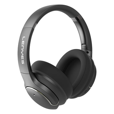 Lenyes LH61 Katlanabilir Tasarımlı TWS Kulak Üstü Bluetooth Kulaklık v5.4 Krem