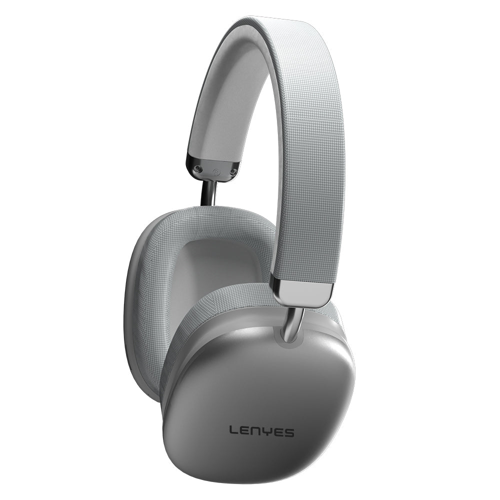 Lenyes LH81 Gürültü Engelleyici Hi-Fi Stereo Kulak Üstü Bluetooth Kulaklık v5.3 Gümüş