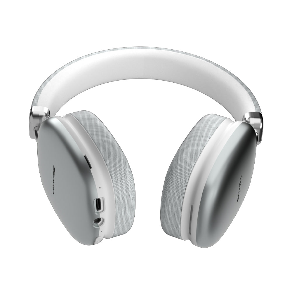 Lenyes LH81 Gürültü Engelleyici Hi-Fi Stereo Kulak Üstü Bluetooth Kulaklık v5.3 Gümüş