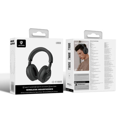 Lenyes LH83 ANC Özellikli TWS Kulak Üstü Bluetooth Kulaklık v5.3 Siyah