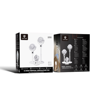 Lenyes LHF10 Dijital LED Göstergeli 5 Kademeli Uzaktan Kumandalı Uzayabilen Gövdeli 10 inç Fan