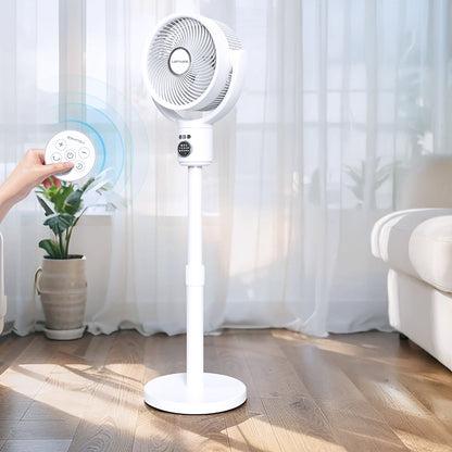 Lenyes LHF10 Dijital LED Göstergeli 5 Kademeli Uzaktan Kumandalı Uzayabilen Gövdeli 10 inç Fan