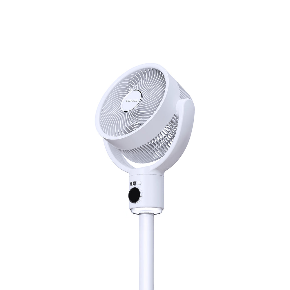 Lenyes LHF10 Dijital LED Göstergeli 5 Kademeli Uzaktan Kumandalı Uzayabilen Gövdeli 10 inç Fan