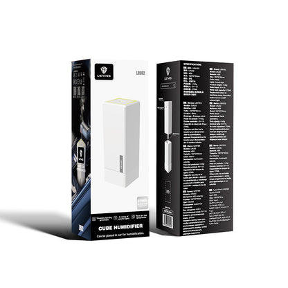 Lenyes LHU02 Küp Tipi RGB Atmosfer Işıklı Nano Sprey Sessiz Hava Nemlendirici