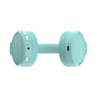 Lenyes LKH31 Ayarlanabilir Çocuklara Özel Kulak Üstü Kablolu ve Bluetooth Kulaklık v5.4 Pembe