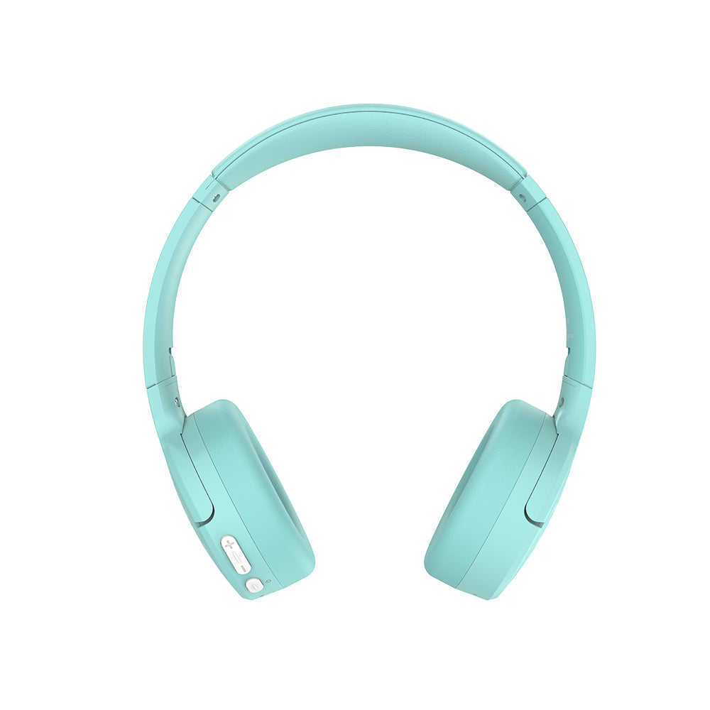 Lenyes LKH31 Ayarlanabilir Çocuklara Özel Kulak Üstü Kablolu ve Bluetooth Kulaklık v5.4 Pembe
