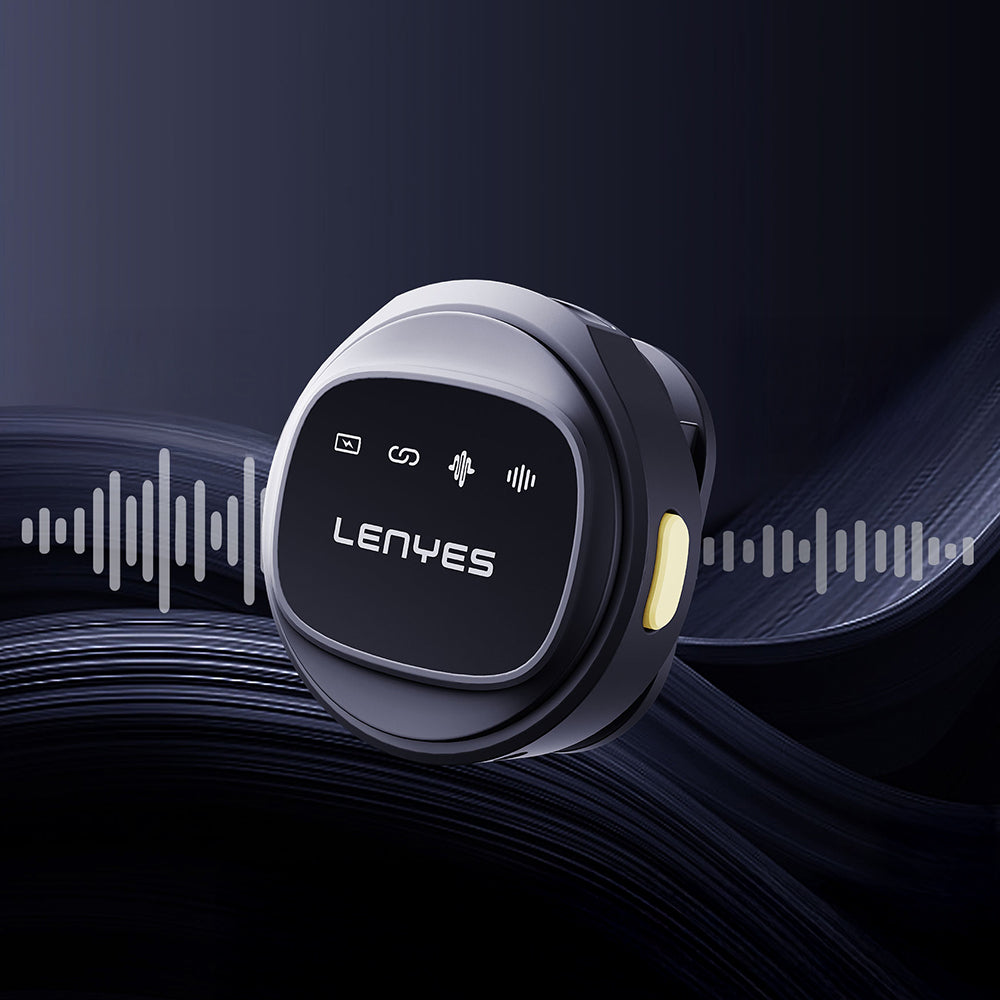 Lenyes LM204-TC Type-C Şarj Portlu Akıllı Gürültü Engelleyicili Type-C Bağlantılı Kablosuz Yaka Mikrofonu