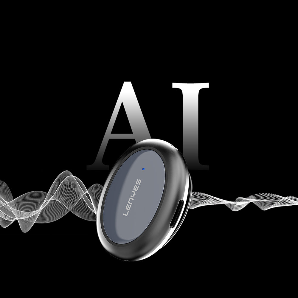 Lenyes LM211-L Yapay Zeka Destekli Lightning Portlu Kablosuz Yaka Mikrofonu