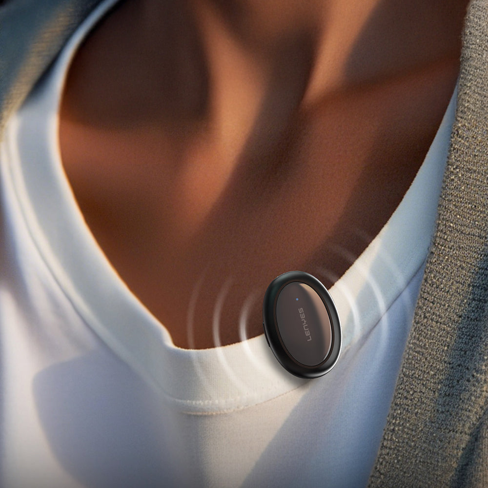 Lenyes LM211-L Yapay Zeka Destekli Lightning Portlu Kablosuz Yaka Mikrofonu