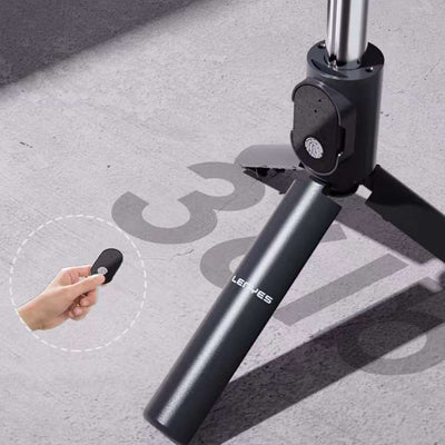 Lenyes LPH101 Canlı Yayın Dolgu Işıklı Tripod ve Selfie Çubuğu Siyah