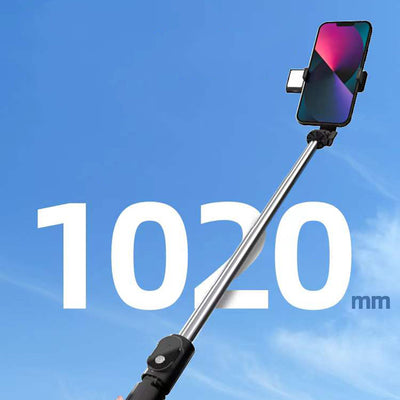 Lenyes LPH101 Canlı Yayın Dolgu Işıklı Tripod ve Selfie Çubuğu Siyah