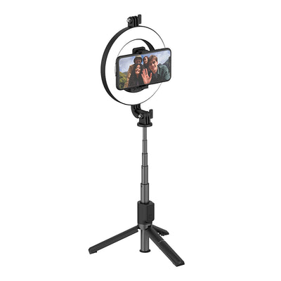 Lenyes LPH102 Uzaktan Kumandalı Çok Fonksiyonlu Ring Light Selfie Çubuğu Siyah