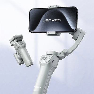 Lenyes LPH105 Taşınabilir M01 3 Eksenli El Tipi Aparatlı Gimbal Stabilizatör Gri